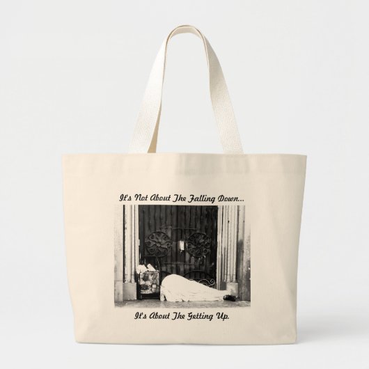 Tote Bag with inspirational quote. (Devant)