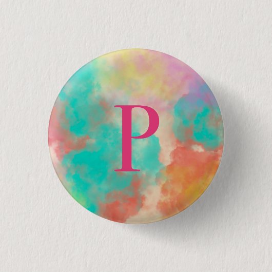 Tote bag with letter "P" Ronde Button 3,2 Cm (Voorkant)