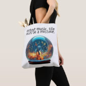 Tote Bag  Without Music life would be a mistake (De près)