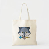Tote Bag Wolf aux fléchettes avec Dart (Devant)