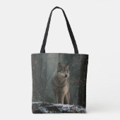 Tote Bag Wolf in Winter (Dos)