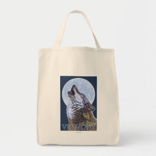 Tote Bag Wolf VermontHowling