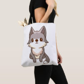 Tote Bag Wolfhound de chien Husky (De près)