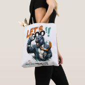 TOTE BAG WOMEN'S LET'S GOO LESSONS LEARN  BAG  (De près)