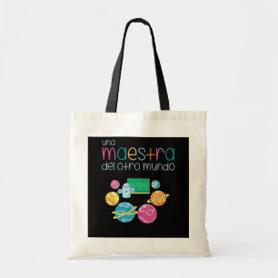 Tote Bag Womens Planètes Professeur Espagnol Regalos Para