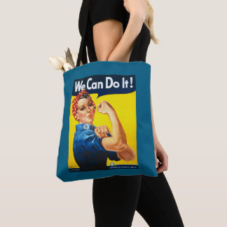 Tote Bag Women's Rosy the Riveter T Shirt - We Can Do It