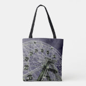 Tote Bag Wonder Wheel Psychedelic (Dos)