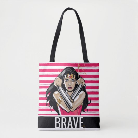 Tote Bag Wonder Woman Defender - Modèle (Devant)