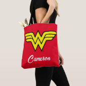 Tote Bag Wonder Woman | Logo classique (De près)