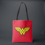 Tote Bag Wonder Woman | Logo classique<br><div class="desc">Wonder Woman - DC Originals | Le logo classique Wonder Woman double "W" jaune et noir</div>