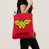 Tote Bag Wonder Woman | Logo classique | Ajouter votre logo (De près)