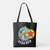 Tote Bag Wonder Woman Red Star (Dos)