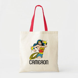 Tote Bag Wonder Woman Twist avec des menottes brillantes