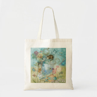 Tote Bag Wonderland - Alice In Wonderland Collage