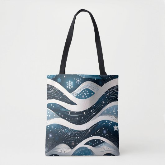 Tote Bag Wonderland hivernal Abstrait (Devant)