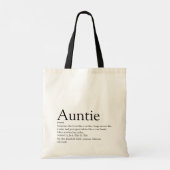 Tote Bag World's Best Ever Aunt, Auntie Definition (Dos)