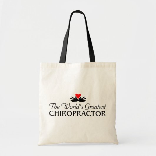 Tote Bag World's Greatest Chiropractor (Devant)