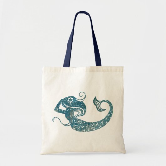 Tote Bag Worn Mermaid (Devant)