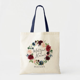 Tote Bag Wreath de Bourgogne Matron d'honneur
