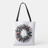 Tote Bag Wreath de Noël (Dos)