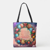 Tote Bag Wreath de Noël (Dos)