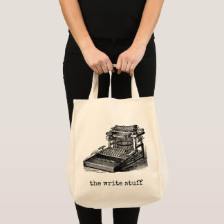 Tote Bag Writer Author Editor Vintage Typewriter Gift