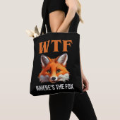 Tote Bag WTF - Où est le Fox (De près)