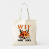 Tote Bag WTF - Où est le Fox (Dos)