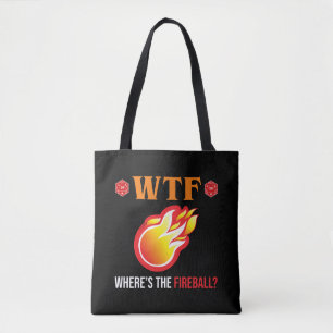 Tote Bag WTF - Où est The Fireball ?
