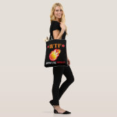 Tote Bag WTF - Où est The Fireball ? (Sur le modèle)