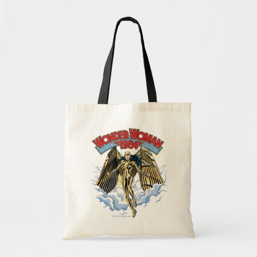 Tote Bag WW84 | Rétro Comic Gold Armor Wonder Woman (Devant)