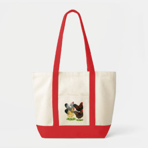 Tote Bag Wyandotte : Assortiment de coq