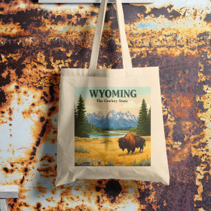 Tote Bag Wyoming vintage
