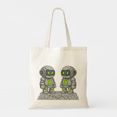 Tote Bag X Bots Sur Le Rocher (Dos)