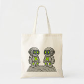 Tote Bag X Bots Sur Le Rocher (Devant)