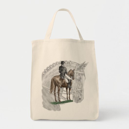 Tote Bag X-Halt Salute Dressage Horse (Devant)