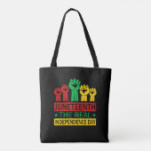 Tote Bag Xème Monde Art Pan Afrique couleurs (Dos)