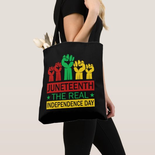Tote Bag Xème Monde Art Pan Afrique couleurs (De près)