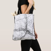 Tote Bag Xining China City Map (De près)