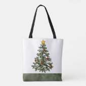Tote Bag XMAS déplaisant | Un Arbre De Noël Très Gothique (Dos)
