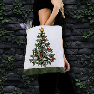 Tote Bag XMAS déplaisant   Un Arbre De Noël Très Gothique