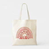 Tote Bag XOXO Saint Valentin Arc en ciel (Dos)