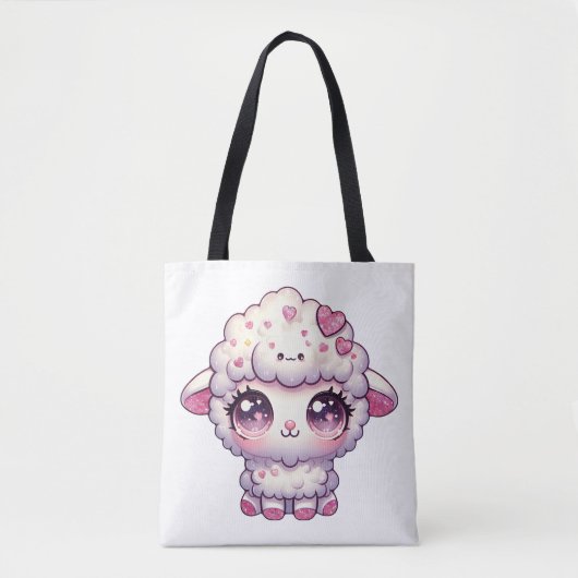 Tote Bag Y2K dolly parties scintillant glamor brebis (Devant)