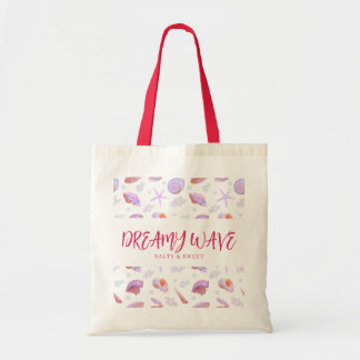 Tote Bag Y2K Sirène Noyau Rose Coquillage Motif Personnalis