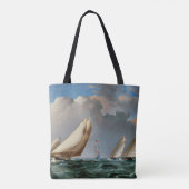 Tote Bag Yachts Arrondissant La Marque (Dos)