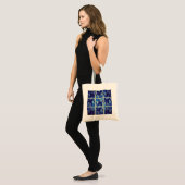 Tote Bag Yaei déplaisant mains bleues (Devant (modèle))