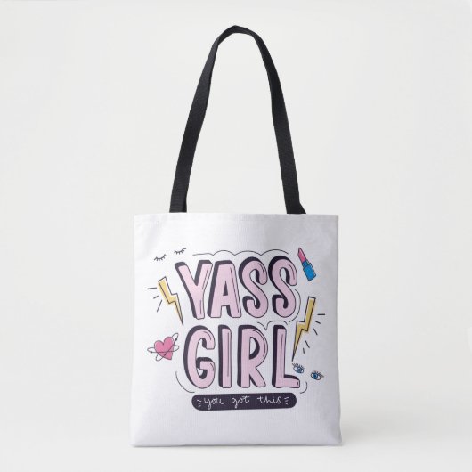 Tote Bag Yass Girl | Vous Avez Obtenu (Devant)
