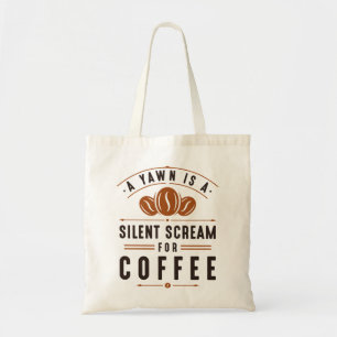 Tote Bag Yawn café