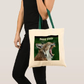 Tote Bag Yawning Bobcat (Devant (produit))