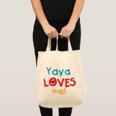 Tote Bag Yaya Loves Me Tshirts et cadeaux (Devant (produit))